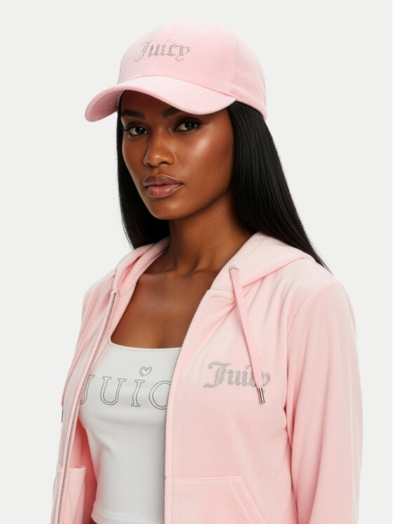 Juicy Couture Juicy Couture Kapa s šiltom JCAWH224702 Roza