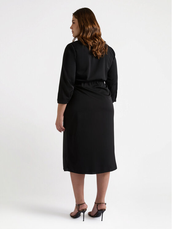 Fiorella Rubino Fiorella Rubino Sukienka wieczorowa 7041T001686N033 Czarny Slim Fit