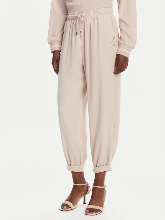 Liu Jo Sport Liu Jo Sport Pantaloni di tessuto TA5138 TS923 Beige Regular Fit