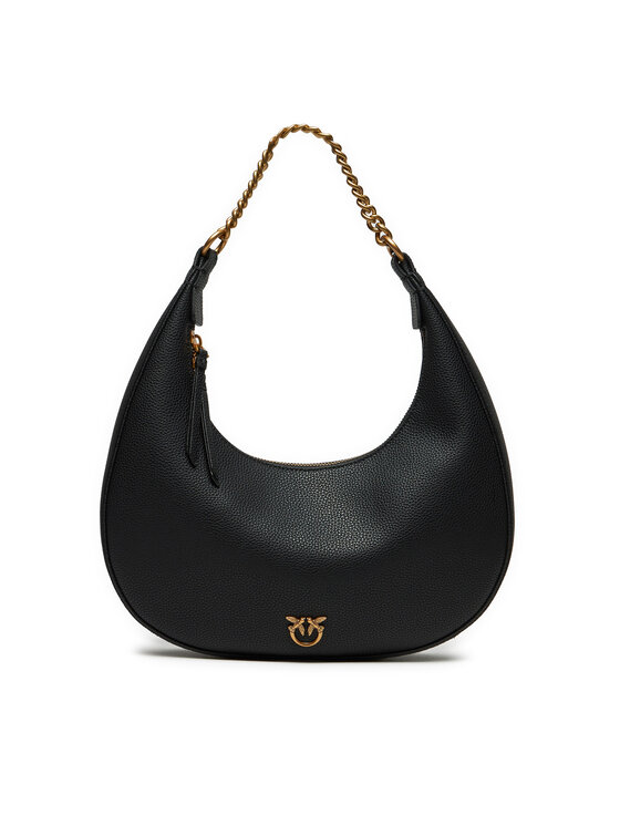 PINKO Borsetta Brioche Hobo Classic AI 24-25 PLTT 101526 A29Q Nero, taglia : OS