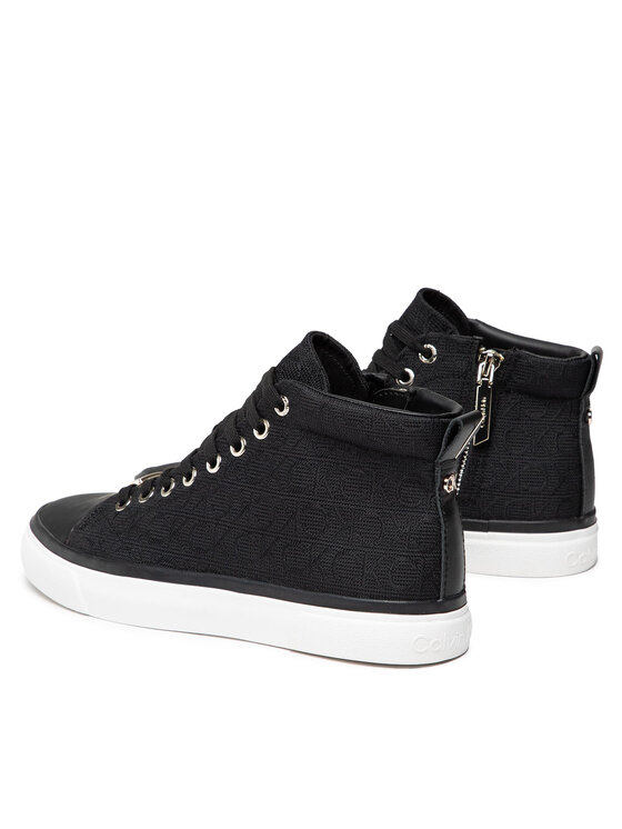 Calvin Klein Calvin Klein Trampki Vulc High Top-Mn Jq HW0HW01045 Czarny