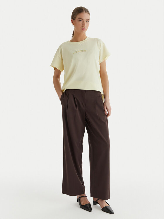 Calvin Klein Underwear Calvin Klein Underwear T-shirt LV00QS7593 Žuta Relaxed Fit