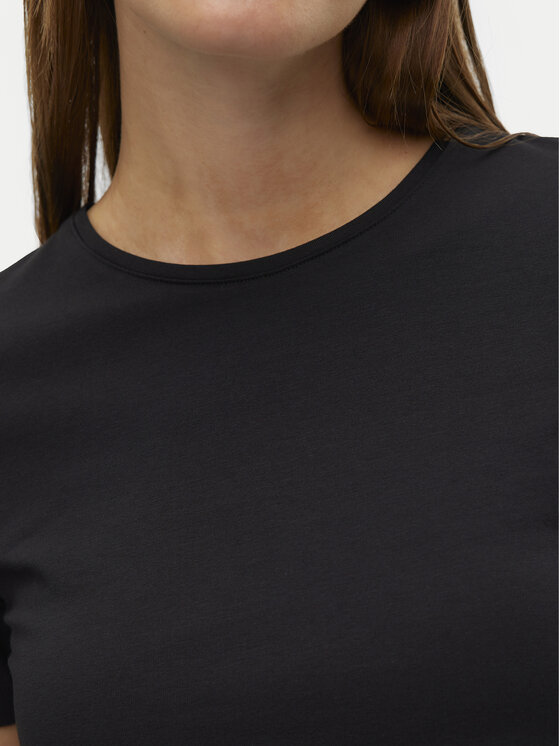 Vero Moda Vero Moda T-shirt Lulu 10323755 Crna Regular Fit