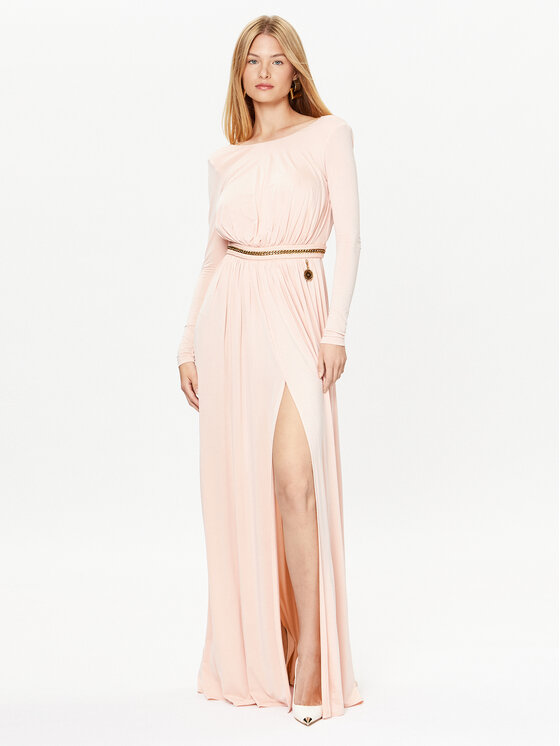 Elisabetta Franchi Elisabetta Franchi Večerné šaty AB-456-32E2-V780 Ružová Slim Fit