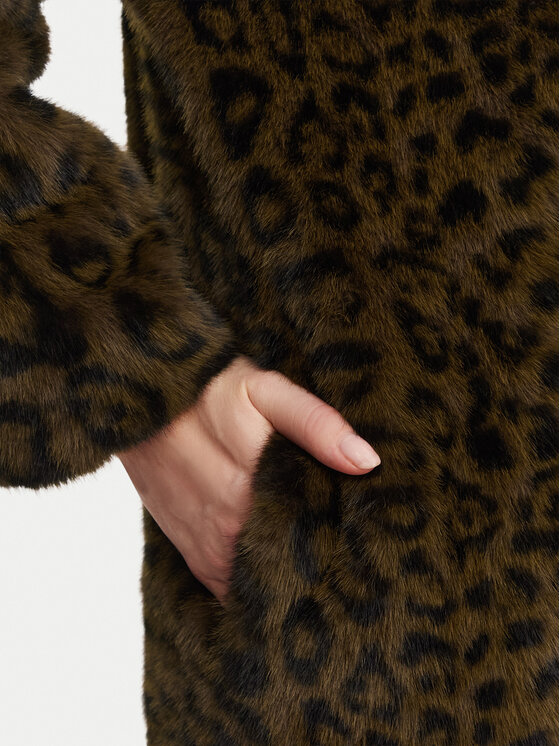 Marella Marella Futro Macro 2623456044 Brązowy Regular Fit