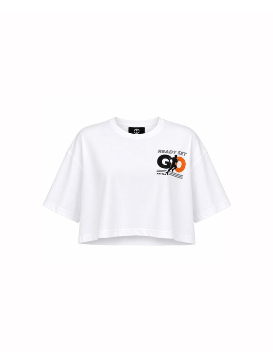 Magda Matyja Magda Matyja T-Shirt READY T-SHIRT Biały Oversize