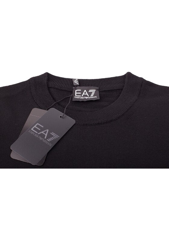 EA7 Emporio Armani EA7 Emporio Armani Svetr 8NPMZ8 PM62Z 1200 Černá Regular Fit