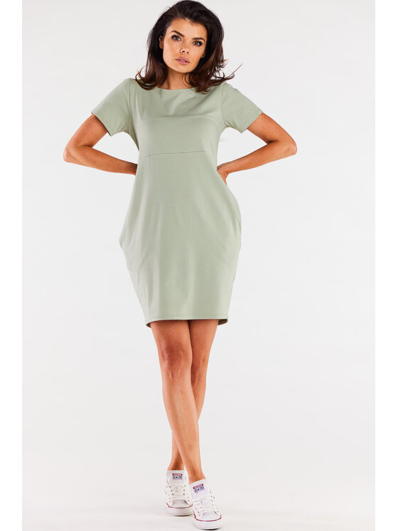 Infinite You Infinite You Sukienka letnia M291 Niebieski Basic Fit