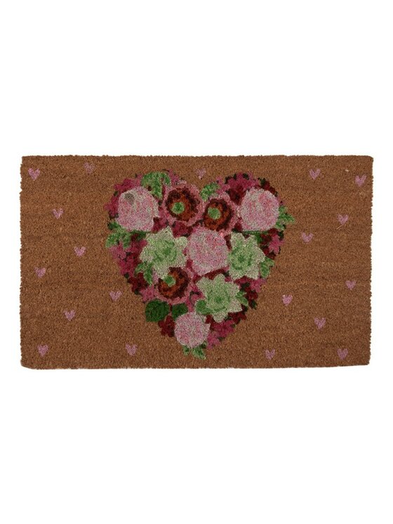 Wycieraczka MIAhome, wejściowa kokos Heart 45x75 cm