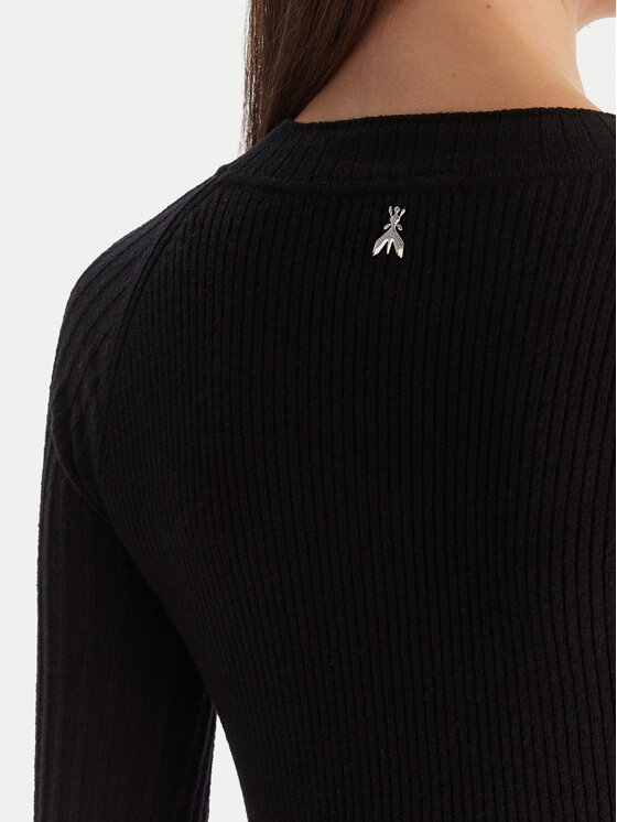 Patrizia Pepe Patrizia Pepe Светр 2K0337/K7S0-K103 Чорний Slim Fit