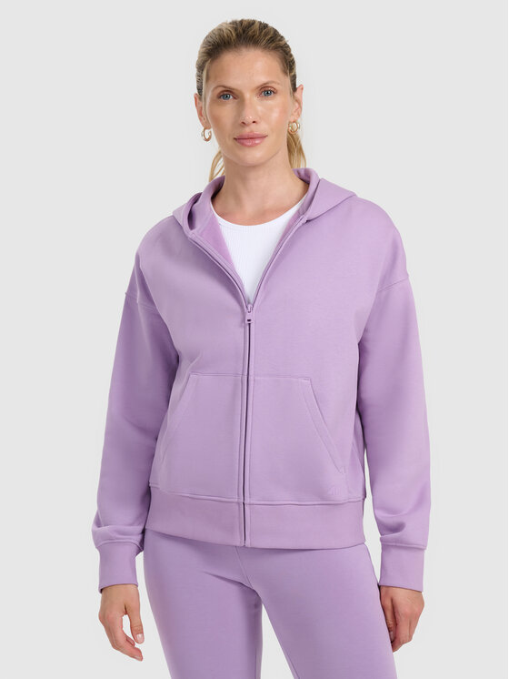 4F 4F Bluza casual Fioletowy Oversize