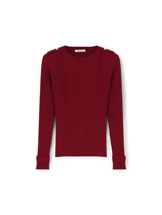 Motivi Motivi Maglione M357W003440N036 Bordeaux Slim Fit