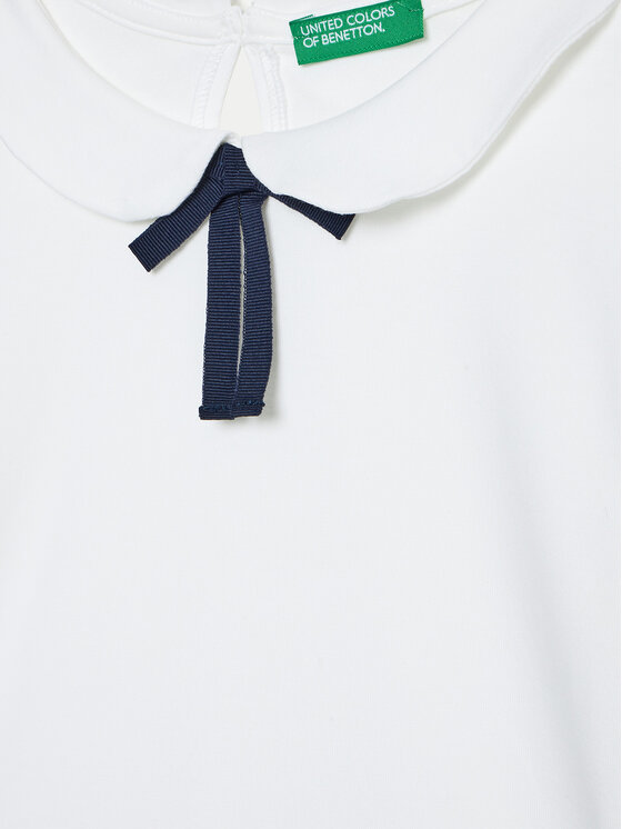 United Colors Of Benetton United Colors Of Benetton Блузка 3P4ZC10LH Білий Regular Fit