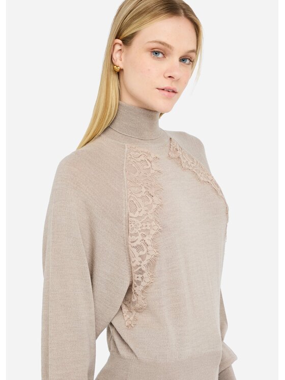 Liu Jo Liu Jo Maglione CF5326MA82O02158 Beige Regular Fit