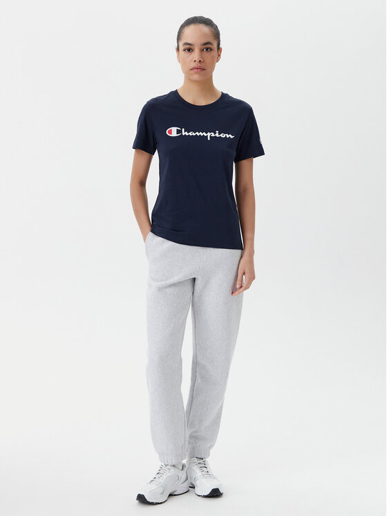 Champion Champion T-särk 118090 Tumesinine Slim Fit