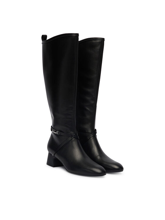 KARL LAGERFELD KARL LAGERFELD Kozaki KL30375 Czarny