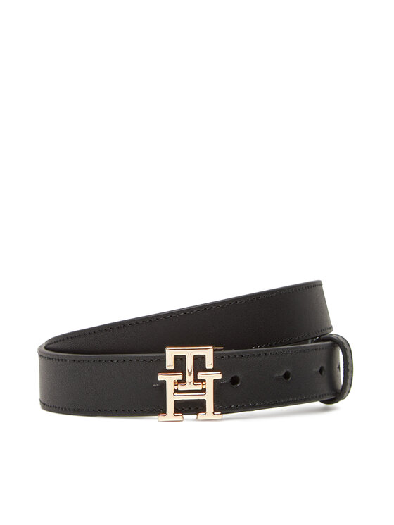 Tommy Hilfiger Tommy Hilfiger Dámský pásek Th Modern 2.5 AW0AW17496 Černá