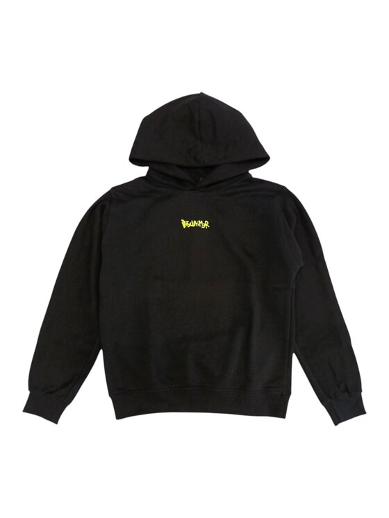 DISCLAIMER DISCLAIMER Felpa q-bab-69448 Nero Regular Fit