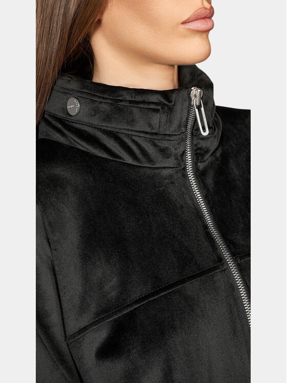 MADE BY SOCIETY MADE BY SOCIETY Kurtka anorak Noir Sable - H27738 Czarny Basic Fit