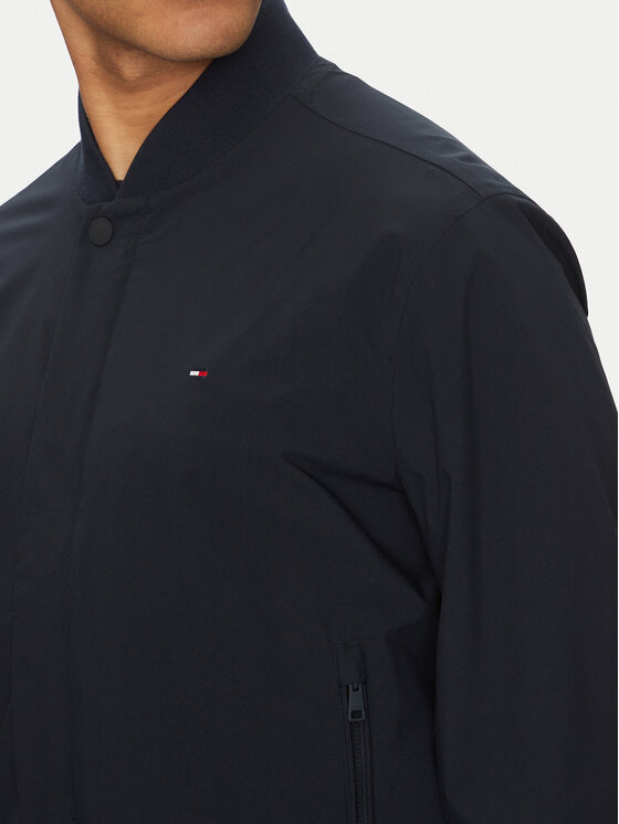 Tommy Hilfiger Tommy Hilfiger Bunda bomber MW0MW36665 Tmavomodrá Regular Fit