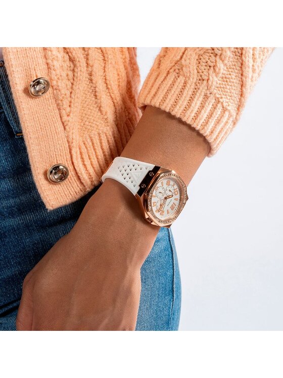 Guess Guess Zegarek GW0694L3 Różowe złoto