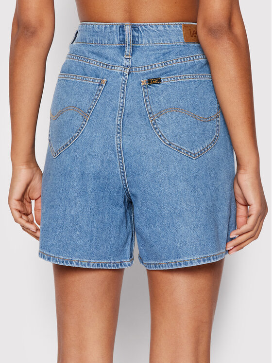Lee Lee Džinsiniai šortai Elasticated Stella L37FPUBQ 112145096 Mėlyna Regular Fit