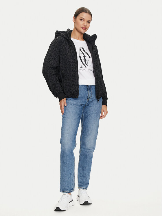 Armani Exchange Armani Exchange Демісезонна куртка 6DYB07 YN2UZ 1200 Чорний Regular Fit