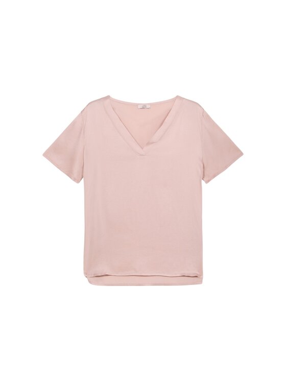 Oltre Oltre Bluzka 2463R003055N0A6 Różowy Regular Fit