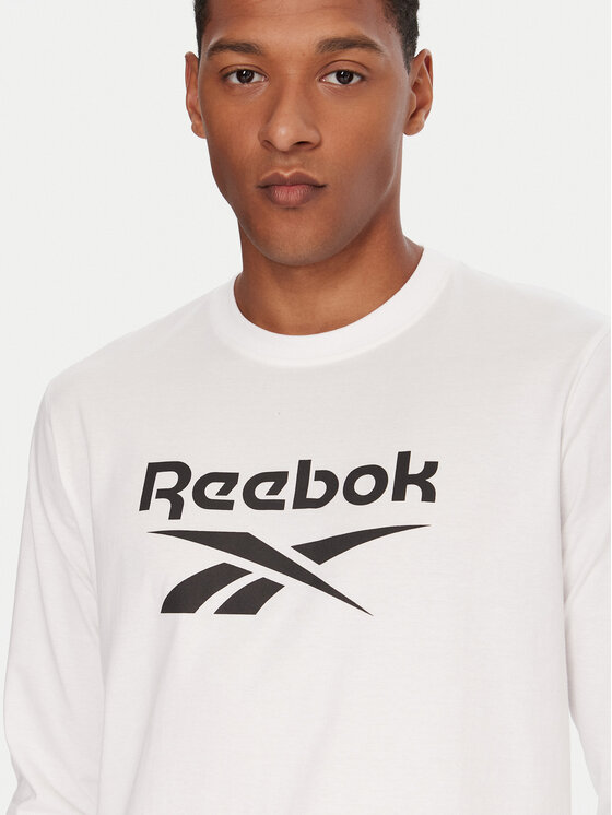 Reebok Reebok Marškinėliai ilgomis rankovėmis RK25138CCM Balta Regular Fit