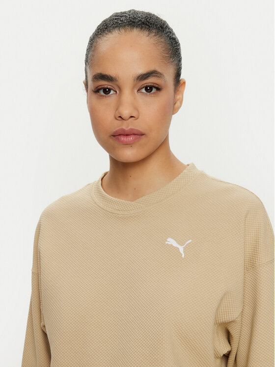 Puma Puma Світшот Her 676004 Бежевий Regular Fit