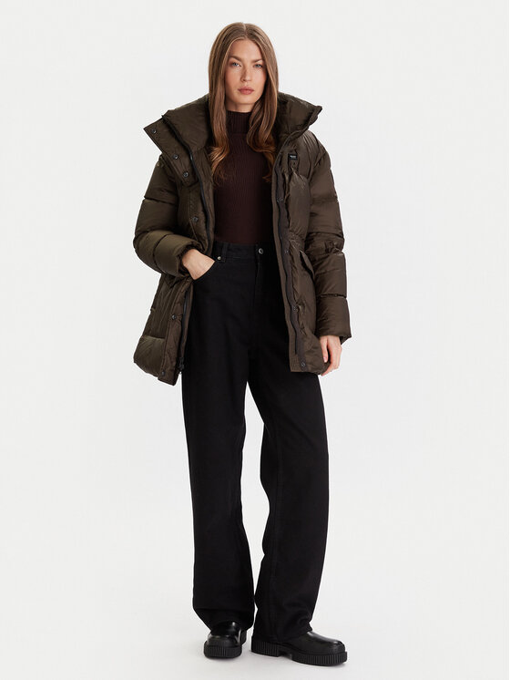 Blauer Blauer Kurtka puchowa 25WBLDB03175 Brązowy Regular Fit