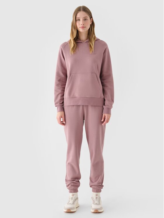 4F 4F Pantaloni da tuta 4FWMM00TTROF1137-83S Marrone Regular Fit