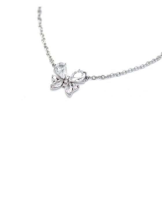 Leis Leis Bracciale Farfalla Placcatura in argento rodiato