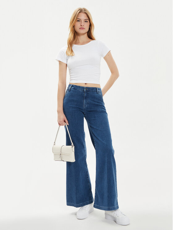 Brave Soul Brave Soul T-shirt LTS-627PIXIE Bijela Straight Fit