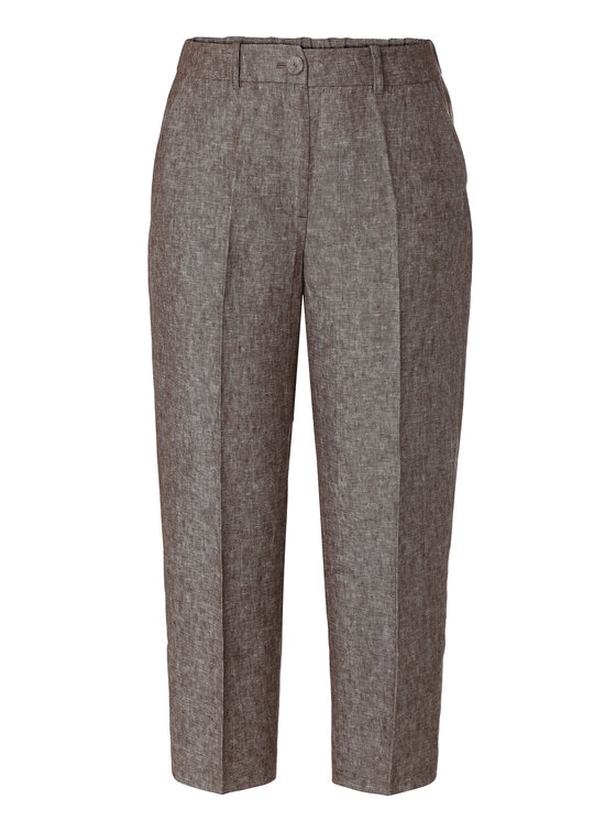 TATUUM TATUUM Spodnie materiałowe SEMIKO Brązowy Classic Fit