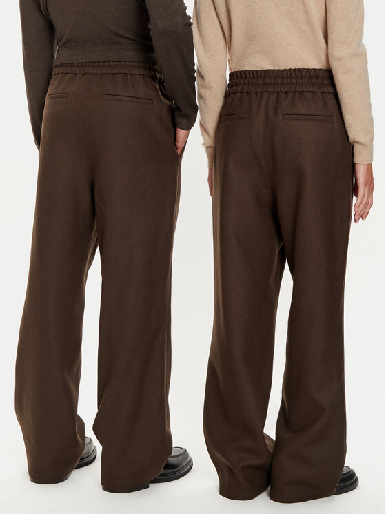 AMI PARIS AMI PARIS Szövet nadrág UTR212.WV0018 Barna Relaxed Fit