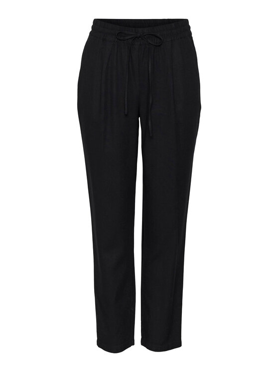 Vero Moda Vero Moda Kalhoty z materiálu Jesmilo 10279691 Černá Regular Fit
