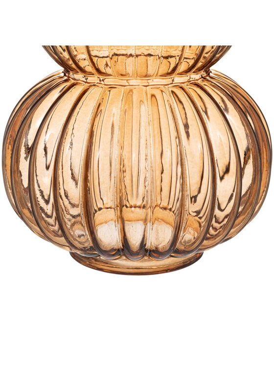 MIAhome MIAhome Wazon szklany PACHECO 25 cm Pomarańczowy