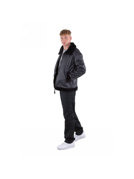 Alpha Industries Alpha Industries Zimné bundy B3 FL 143106 Čierna Regular Fit