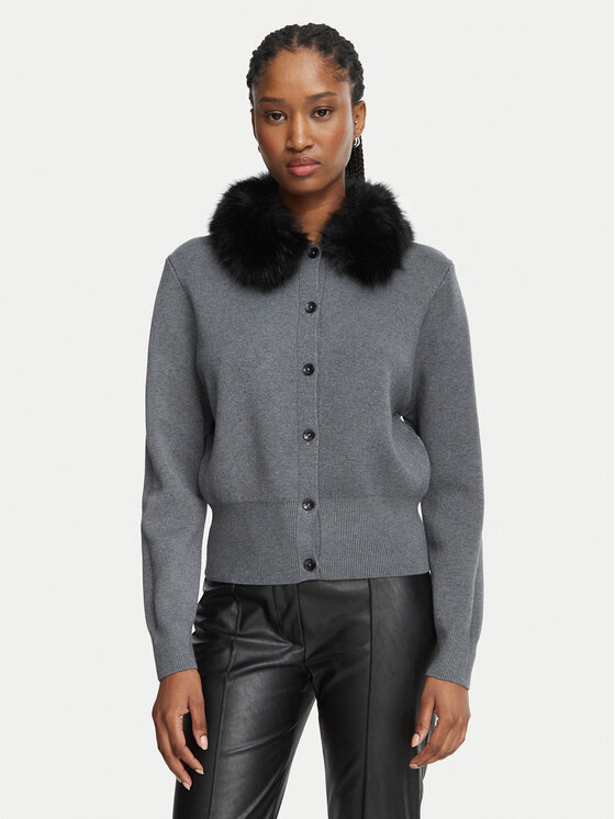 Rinascimento Rinascimento Кардиган CFM0012389003 Сив Regular Fit