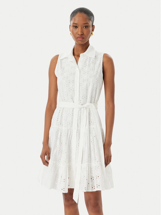 LOLA CASADEMUNT LOLA CASADEMUNT Letní šaty LS2616037 Krémová Regular Fit
