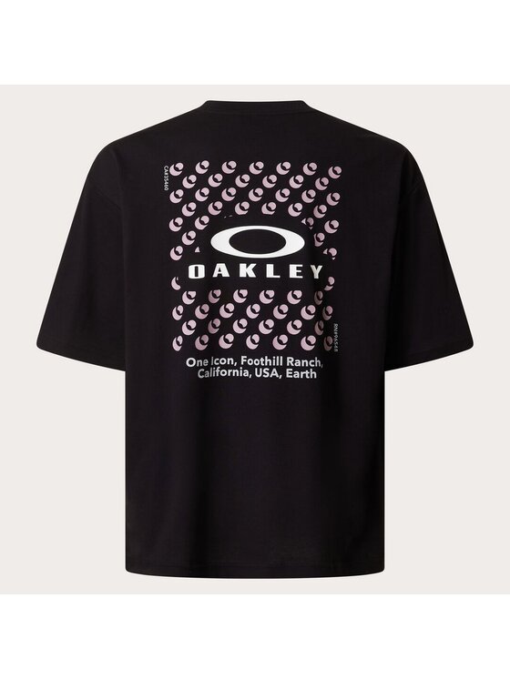 Oakley Oakley T-Shirt FOA407663 Czarny Regular Fit