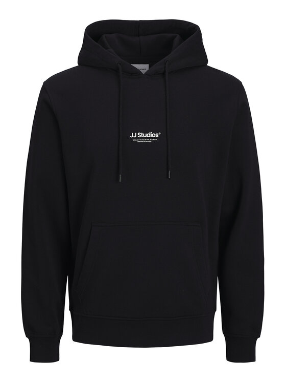 Jack & Jones Jack & Jones Hanorac Soho 12278789 Negru Relaxed Fit