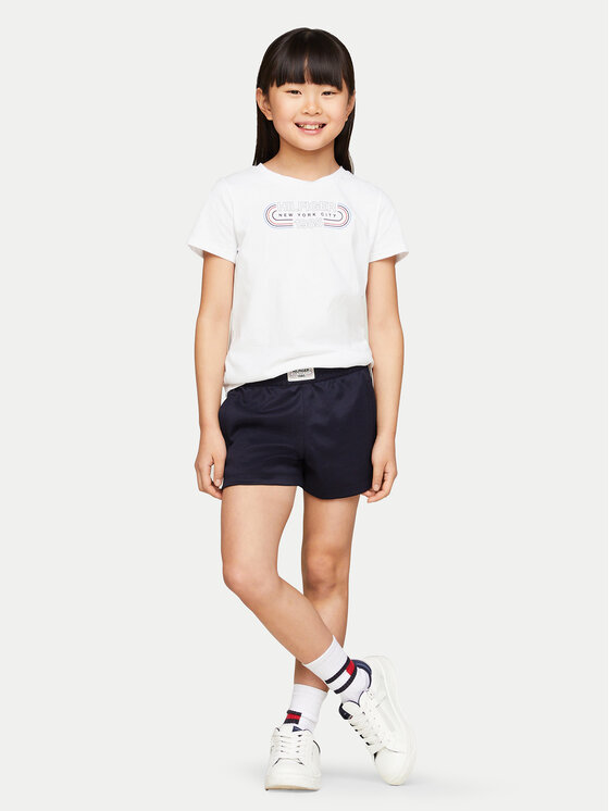 Tommy Hilfiger Tommy Hilfiger T-krekls 1985 KG0KG07858 Balts Regular Fit