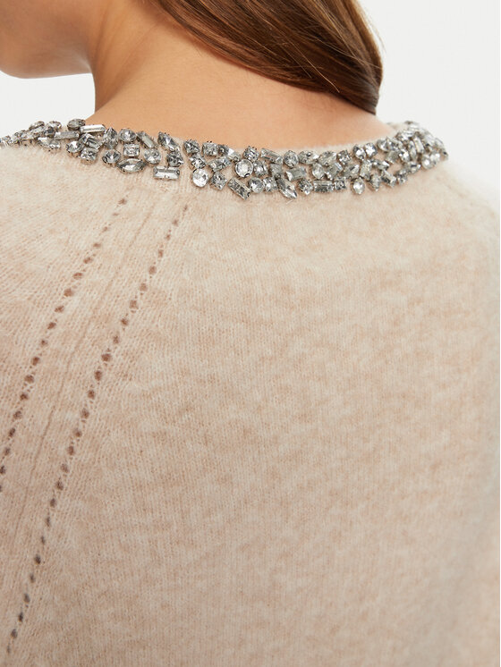 Morgan Morgan Sweater 242-MPERLE Bézs Regular Fit