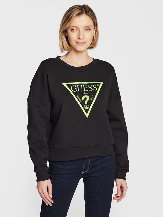 Guess Mikina Ane W3RQ04 K9Z21 Čierna Regular Fit