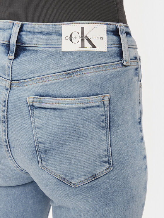 Calvin Klein Jeans Calvin Klein Jeans Traperice J20J222145 Plava Super Skinny Fit