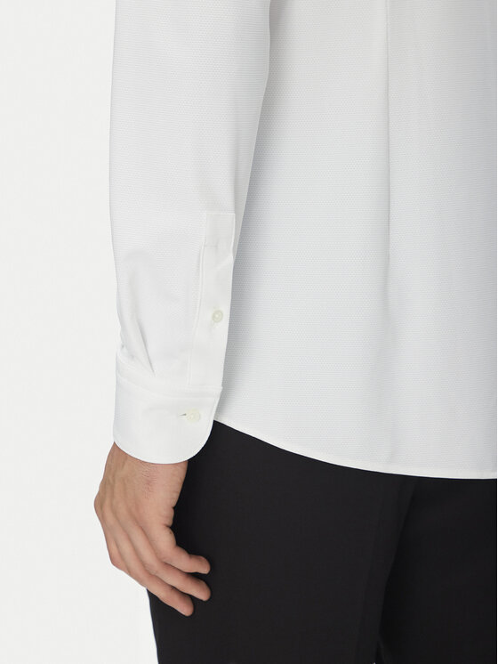 BOSS BOSS Koszula P-Hank 50539398 Biały Slim Fit