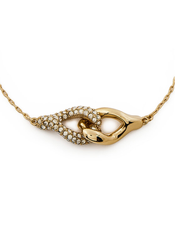 Tory Burch Tory Burch Bransoletka Interlocking Wishbone Bracelet 163709 Złoty
