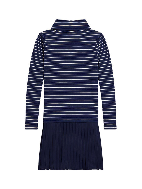 Polo Ralph Lauren Polo Ralph Lauren Плетена рокля 312980676001 Тъмносин Regular Fit